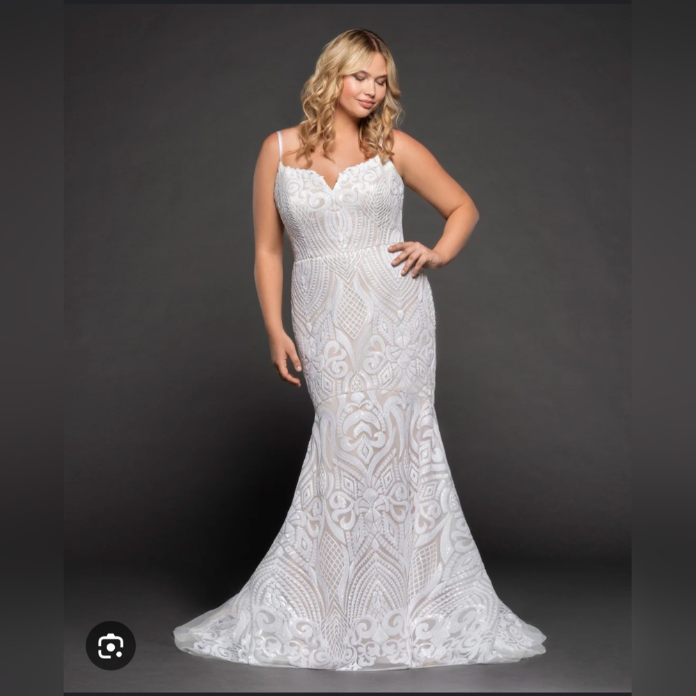 Hayley Paige West Gown Plus Size
